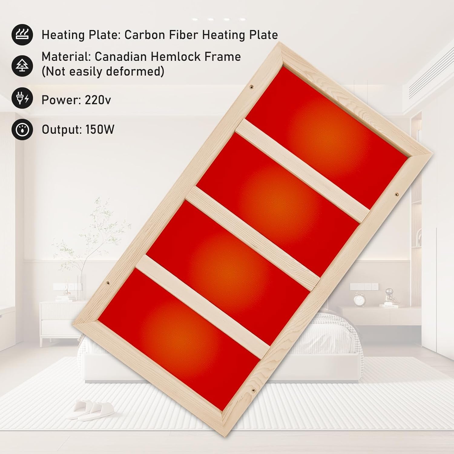 150 Watt Infrared Sauna Heating Plate 220V, Sauna Accessories 350 Watt Infrared Sauna Heating Tube 220V