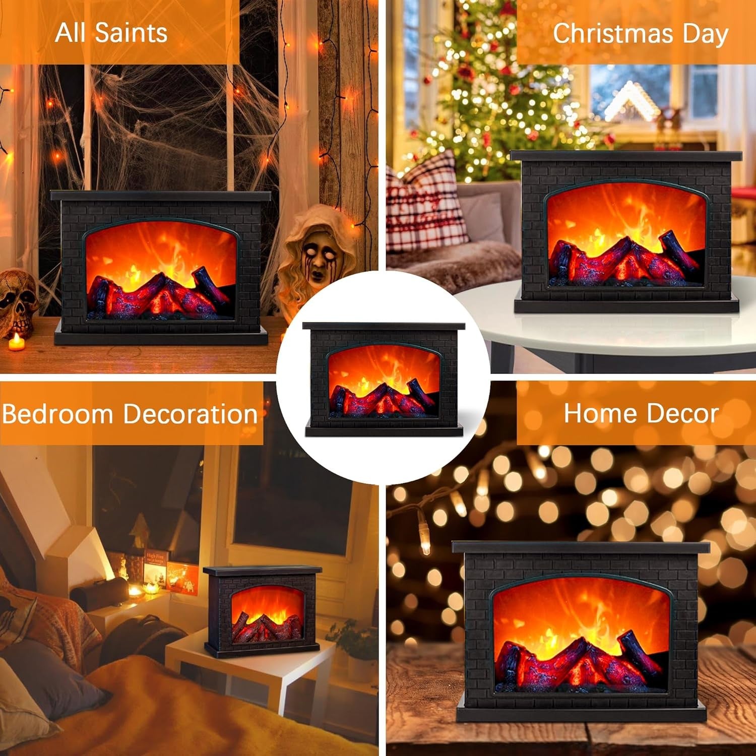Fireplace Lanterns Decorative,Sma