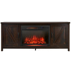 59'' Fireplace TV Stand W/ 25'' 1350W Electric Fireplace Heater