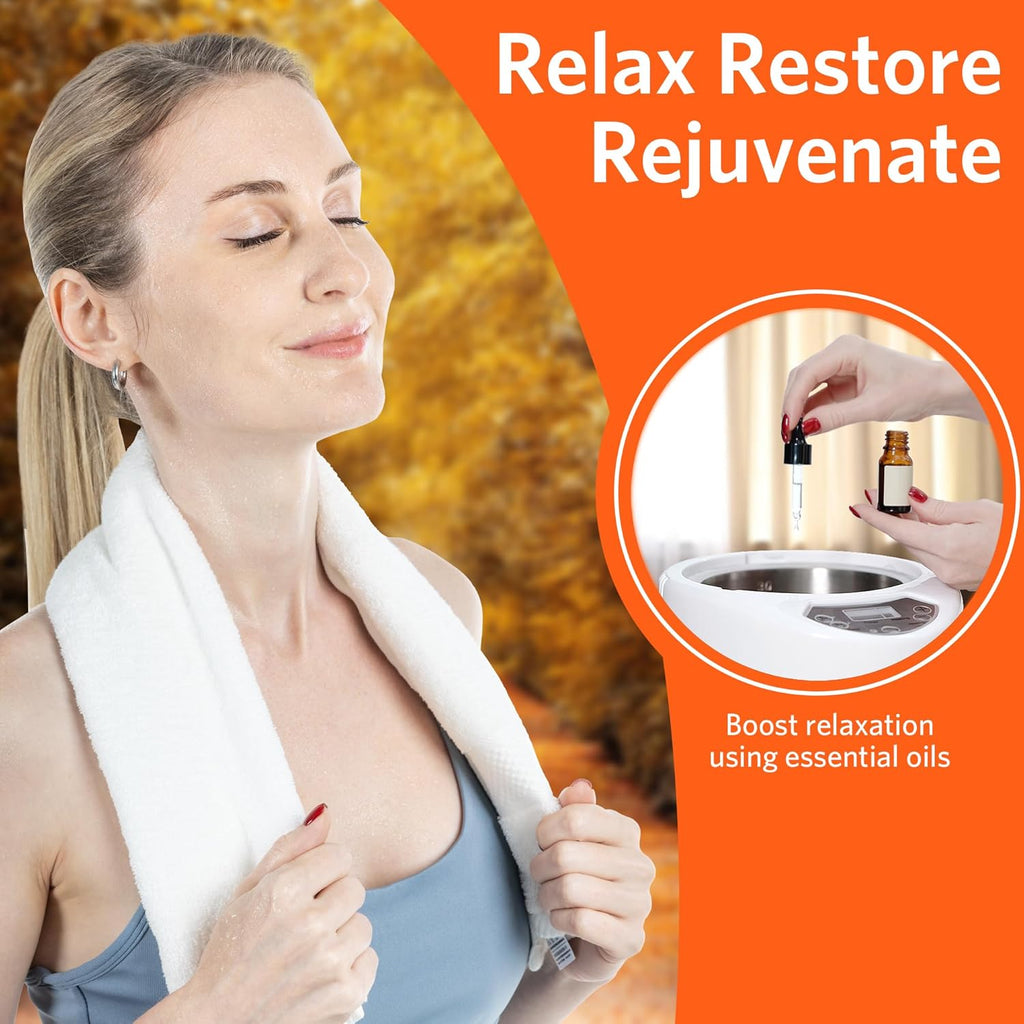 Portable Sauna for Home, Portable Steam Tent for Home Detox and Relaxation, Includes 3L Steamer, Remote Controller, Folding Chair, Adjustable Timer 1-60 Min, Large Size