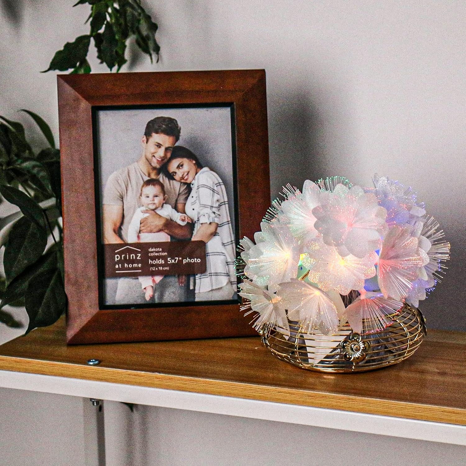 Colorful Flower Fibre Optic Fairy Lights,20Led Starburst Firework String Lights,14 FT Waterproof Fairy Lights Battery Operated for Indoor Outdoor Wedding, Christmas,Garden,Party Decoration