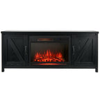 59'' Fireplace TV Stand W/ 25'' 1350W Electric Fireplace Heater