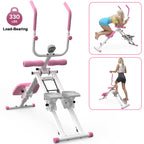 【】2 in 1 Stair Stepper & Ab Workout Machine - Multi-Function Trainer-Upgrade High-Efficiency Stairmaster & Ab Trainer Machine Full-Body Exercise Equipment for Home Gym Exercise