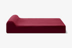 7" Pillow Top Orthopedic Dog Bed - XL Size - 52 X 36 X 7 - Burgundy - for Large and Extra Large Breed Dogs (Headrest Edition)