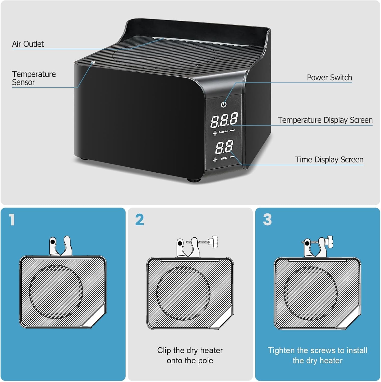 Portable Steam Sauna, Personal Steam Sauna Box, Indoor Steam Sauna for Home, with 4L 1600W Steamer, Remote Control, Folding Chair (Black, 47.24 * 35.43 * 62.7 Inch)