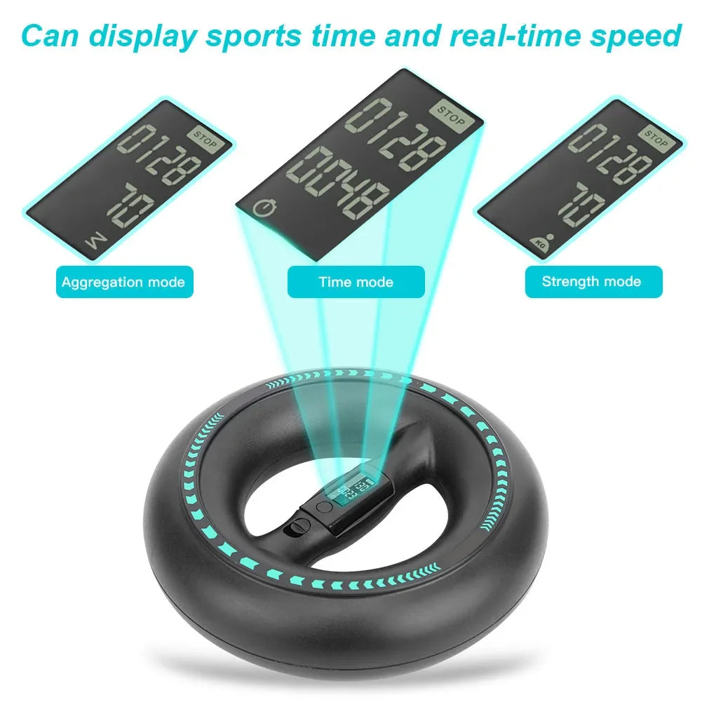 Hand Strengthener Exercise Machine Sports Equipment Electronic Wrist Force Gyroscope Powerball Fitness Ring Centrifugal Ball