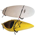 4-Pack 20.5 In. Kayaks Storage Racks, Wall Mount Canoe Hooks for Stand up Paddle Boards SUP Ski Snow Board