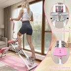 【】2 in 1 Stair Stepper & Ab Workout Machine - Multi-Function Trainer-Upgrade High-Efficiency Stairmaster & Ab Trainer Machine Full-Body Exercise Equipment for Home Gym Exercise