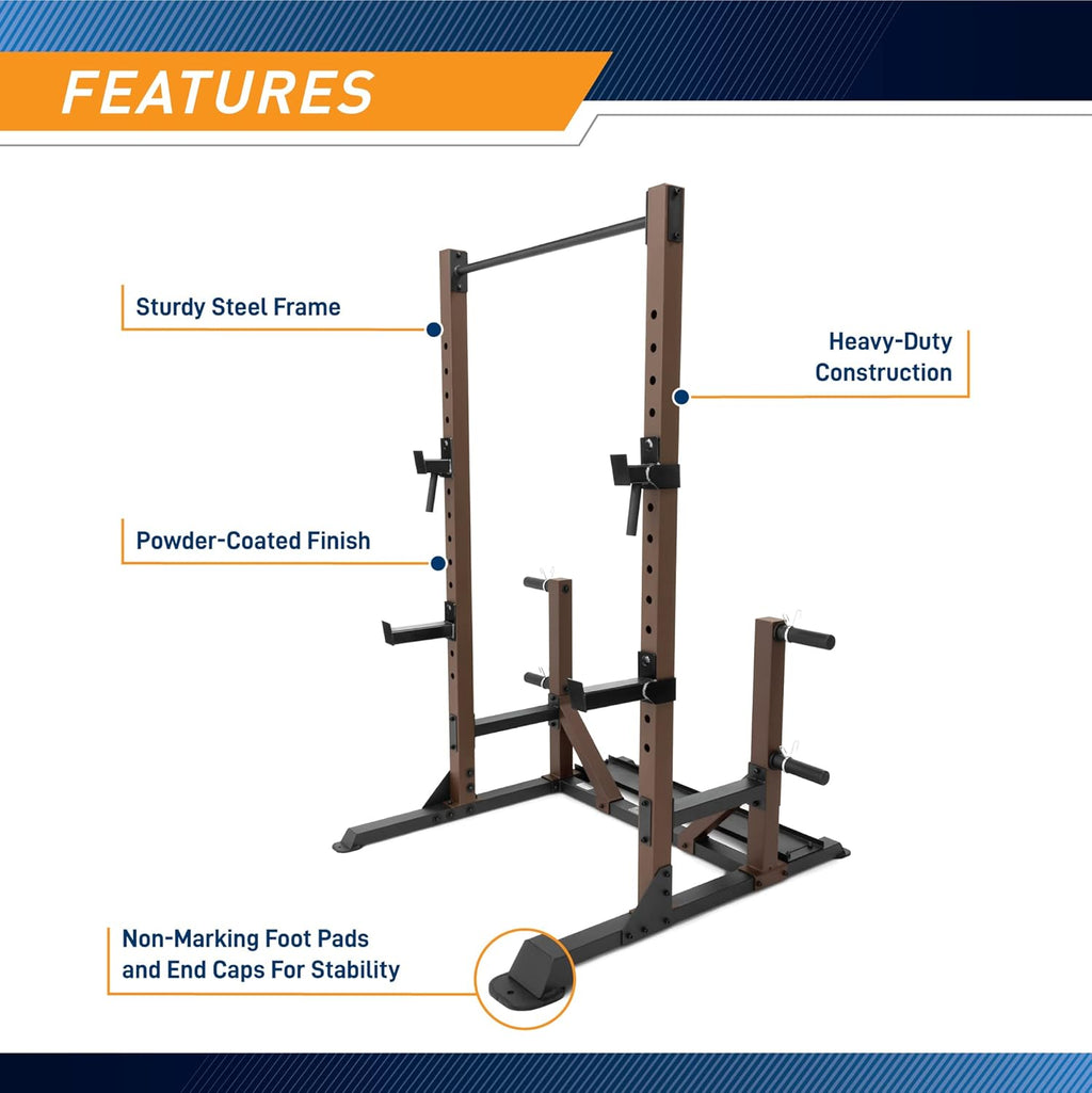 Industrial Inspired Heavy Duty Home Gym System for Bodybuilding and Strength Training Available for Full Cage, Squat Rack and Power Tower