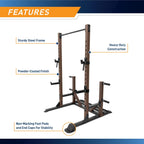 Industrial Inspired Heavy Duty Home Gym System for Bodybuilding and Strength Training Available for Full Cage, Squat Rack and Power Tower