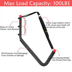 4-Pack 20.5 In. Kayaks Storage Racks, Wall Mount Canoe Hooks for Stand up Paddle Boards SUP Ski Snow Board
