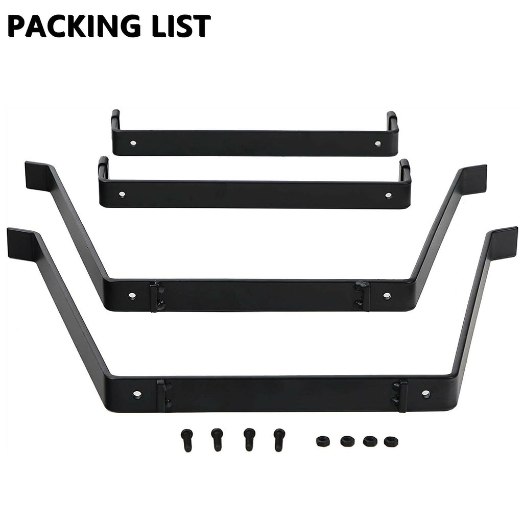 Outdoor Firewood Rack Wood Storage Log Rack Carrier Metal Holder Black 20 Inch