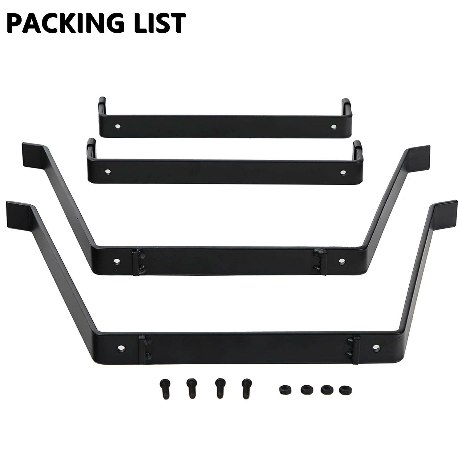 Outdoor Firewood Rack Wood Storage Log Rack Carrier Metal Holder Black 20 Inch