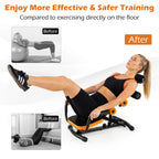 Core Ab Trainer Bench Abdominal Stomach Exerciser Workout Gym Fitness Machine
