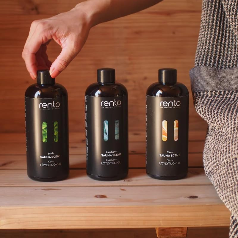 Sauna Scent 400 Ml (13.52 Fl. Oz.), Scented Essential Oil, Made in Finland (Set 3IN1)