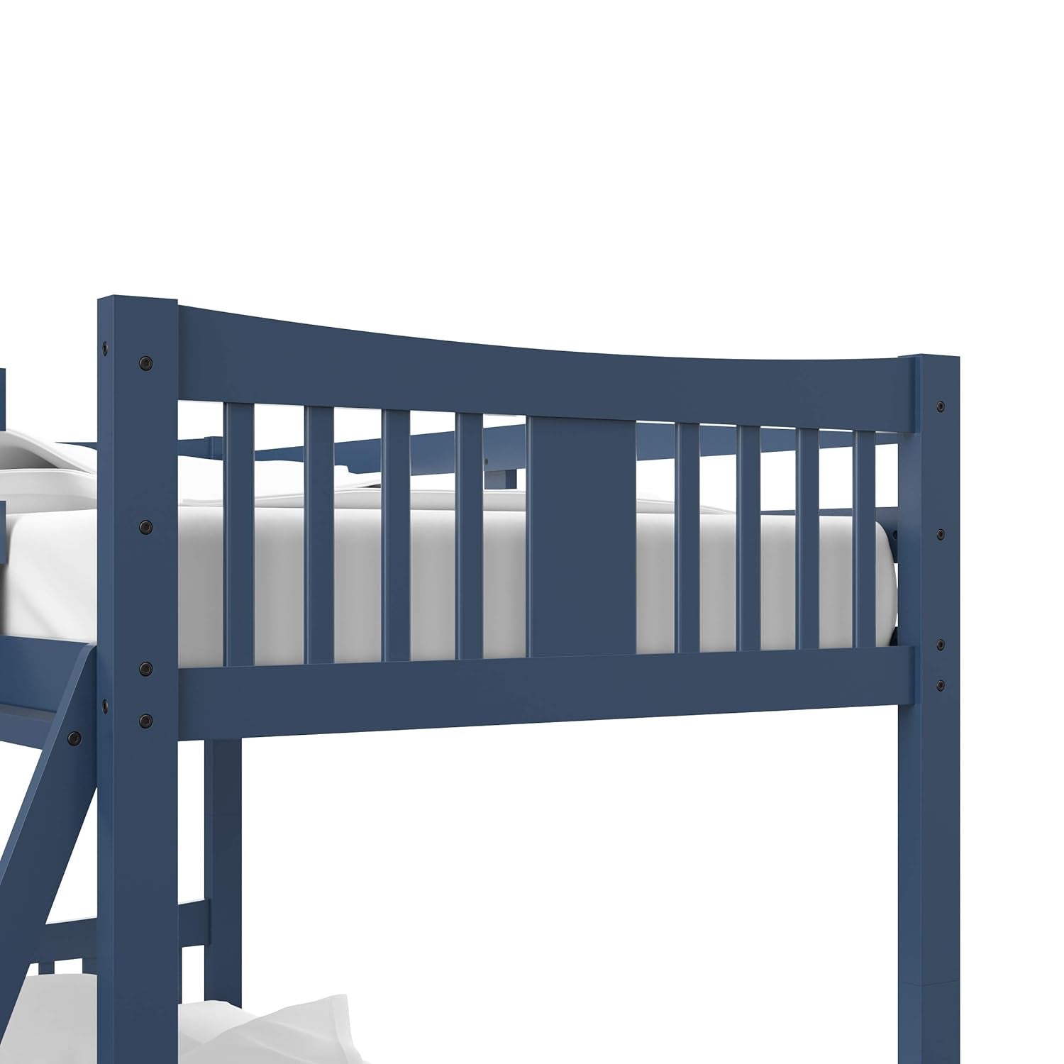 Caribou Bunk Bed Twin over Twin Bunk Bed (Navy) - GREENGUARD Gold Certified, Twin Bunk Beds for Kids, Converts to 2 Individual Twin Beds, Bunk Beds for Kids