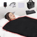 VEVOR Sauna Blanket for Detoxification, Portable Far Infrared Sauna for Home, PU Sauna Bag W/ Therapy Stones & Carbon Fiber Heating, 1-6 Level Adjustable Temp 95-185¨H, 1-60 Minutes Timer, 75 X 35In
