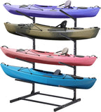 Kayak Storage Rack, Adjustable Kayak SUP Stand, Weatherproof and Heavy Duty Surfboard Storage Rack, Hold up Kayaks, Sups, Paddleboards, Canoes
