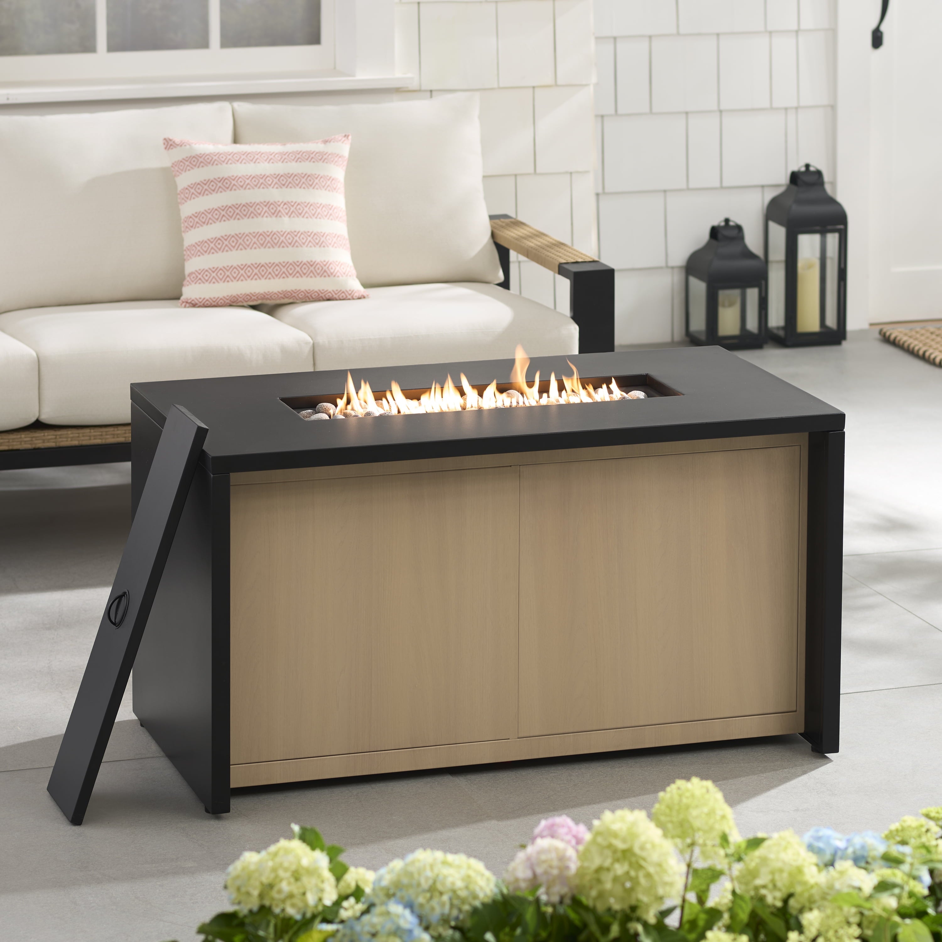 Better Home and Gardens Ventura Metal LP Firepit