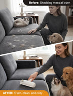 Pet Hair Removal Tool: Reusable Lint Roller for Pet Hair - Portable Pet Hair Remover - Dog and Cat Hair Remover for Couch, Bedding, Car, Rugs & Furniture, Eco-Friendly, for Multi-Pet Homes