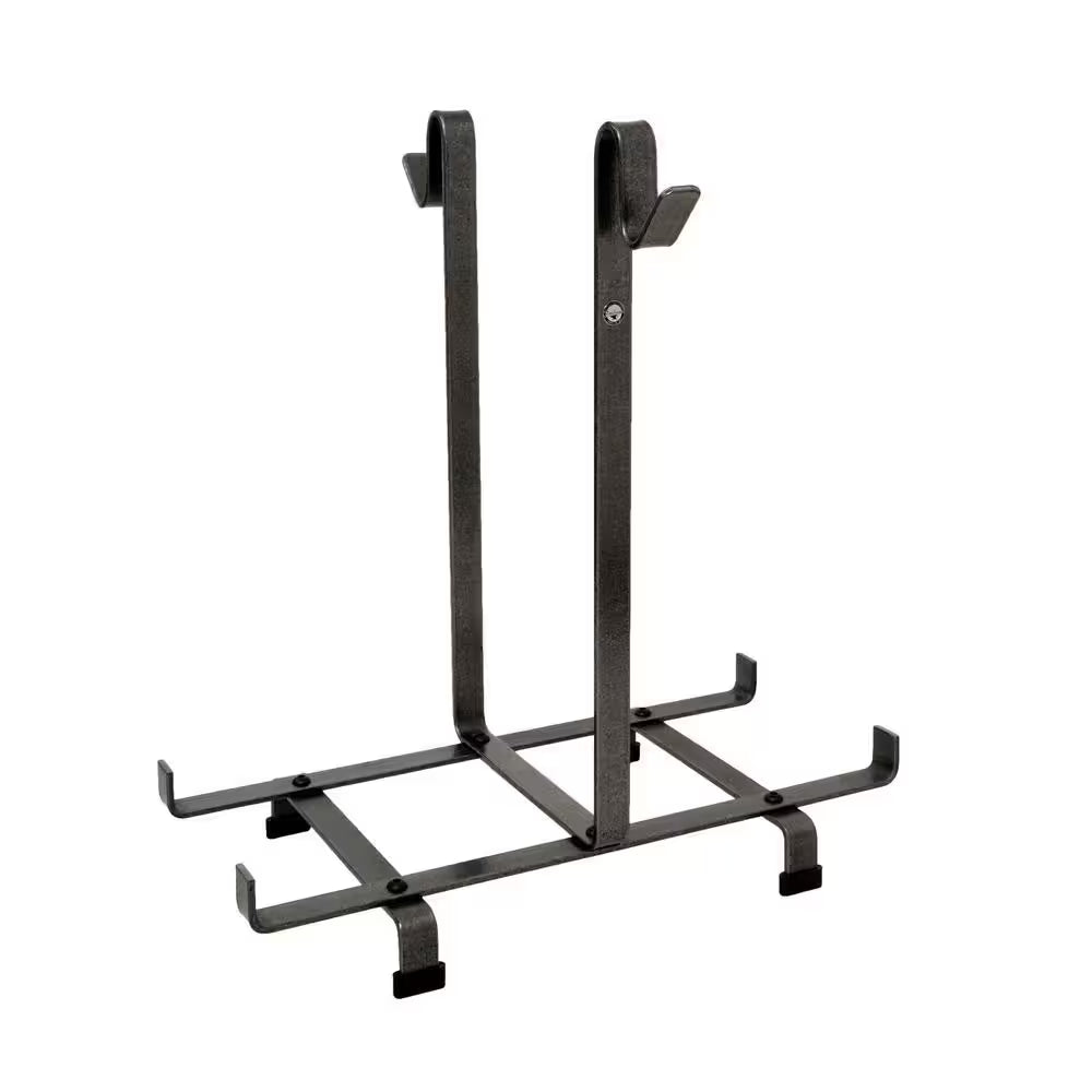 Handcrafted Firewood Rack Only Hammered Steel (For Carrier Bag)