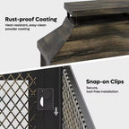 37 In. Steel Outdoor Wood Burning Fireplace with Wood Storage Rectangular Freestanding