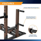 Industrial Inspired Heavy Duty Home Gym System for Bodybuilding and Strength Training Available for Full Cage, Squat Rack and Power Tower